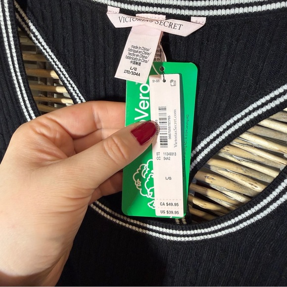 NWT Victoria's Secret Luxe Cable Knit Bralette - size Large - Picture 6 of 12